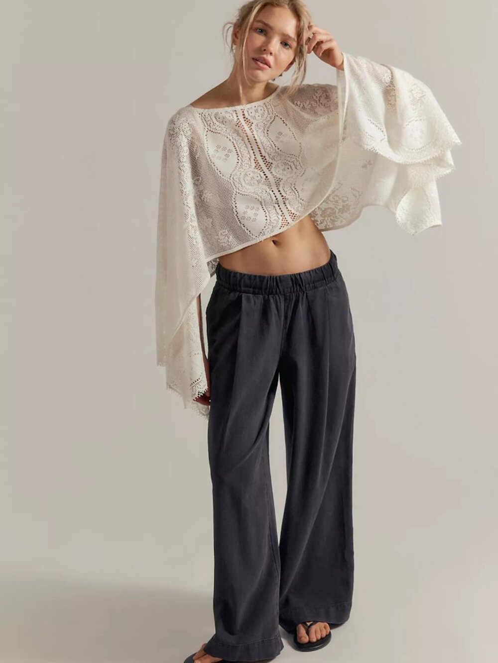 Tidal Moon Low-Rise Pull-On Pants